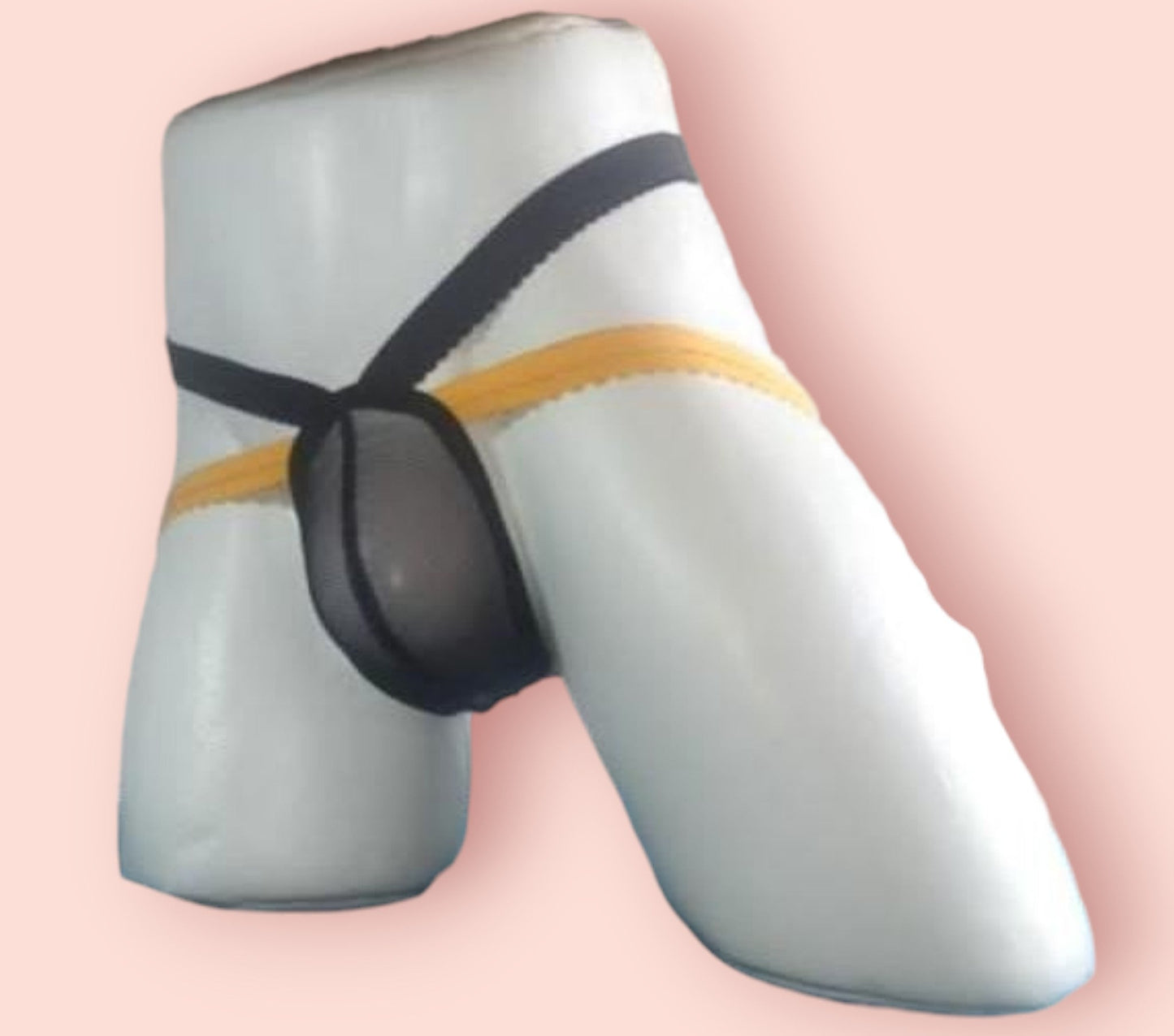 Suspensorio Cedrus Negro/Amarillo Talla M