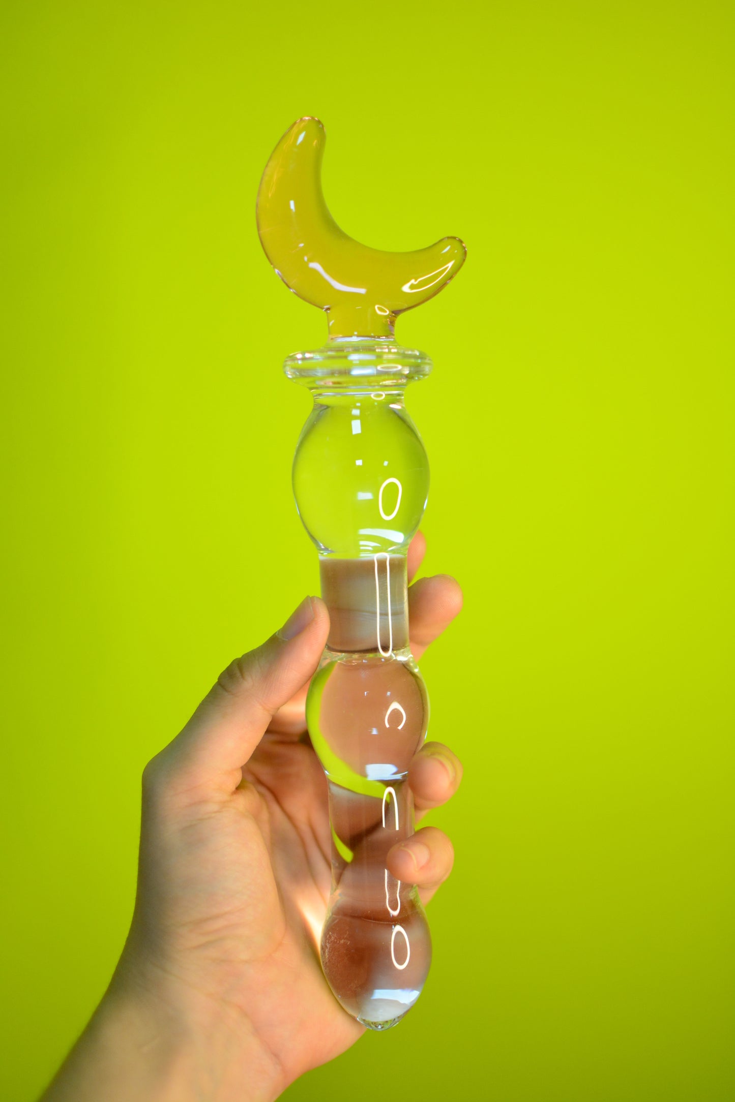 Dildo Vidrio Luna 20 cm