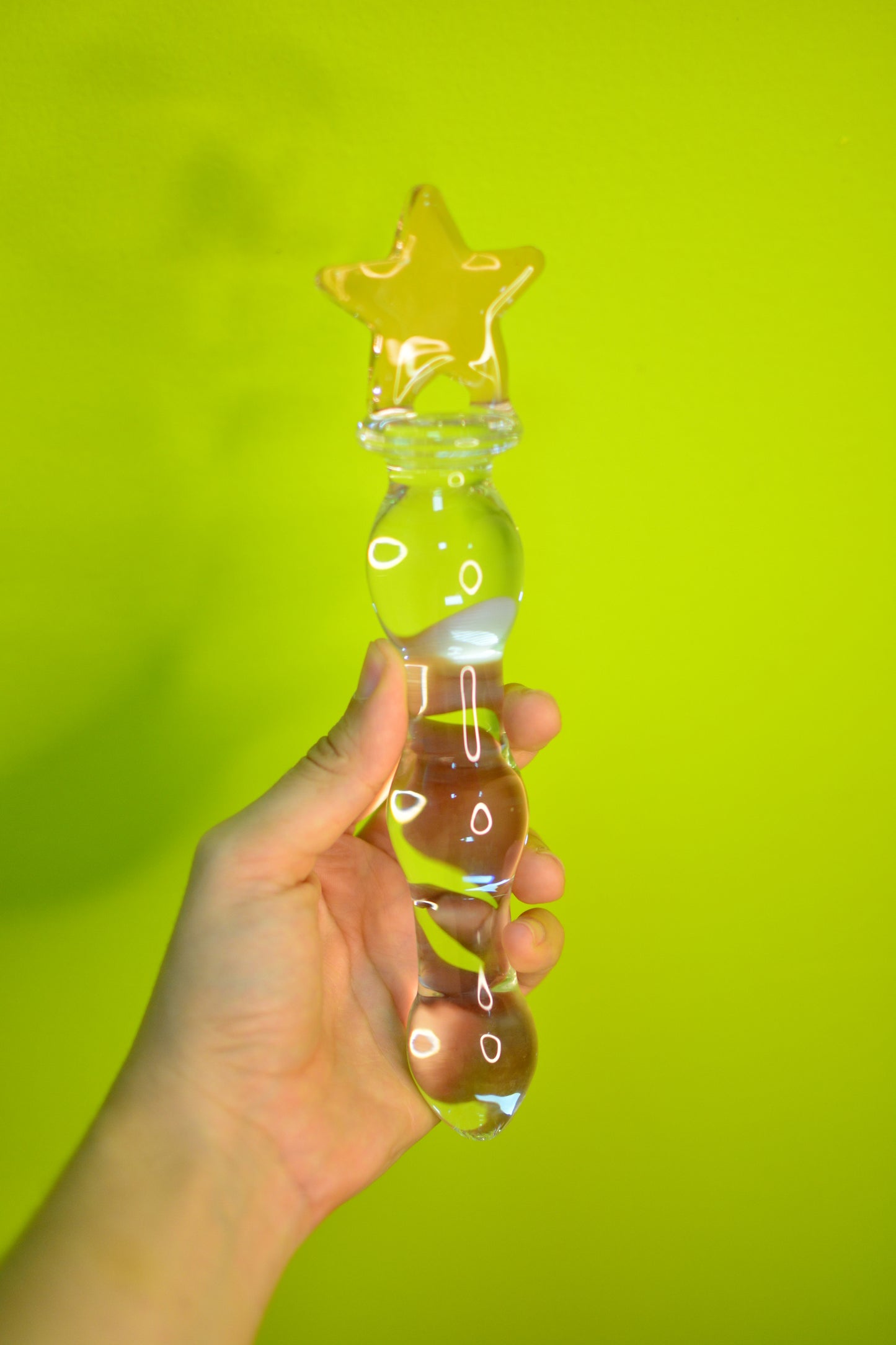 Dildo Vidrio Estrella 20 cm