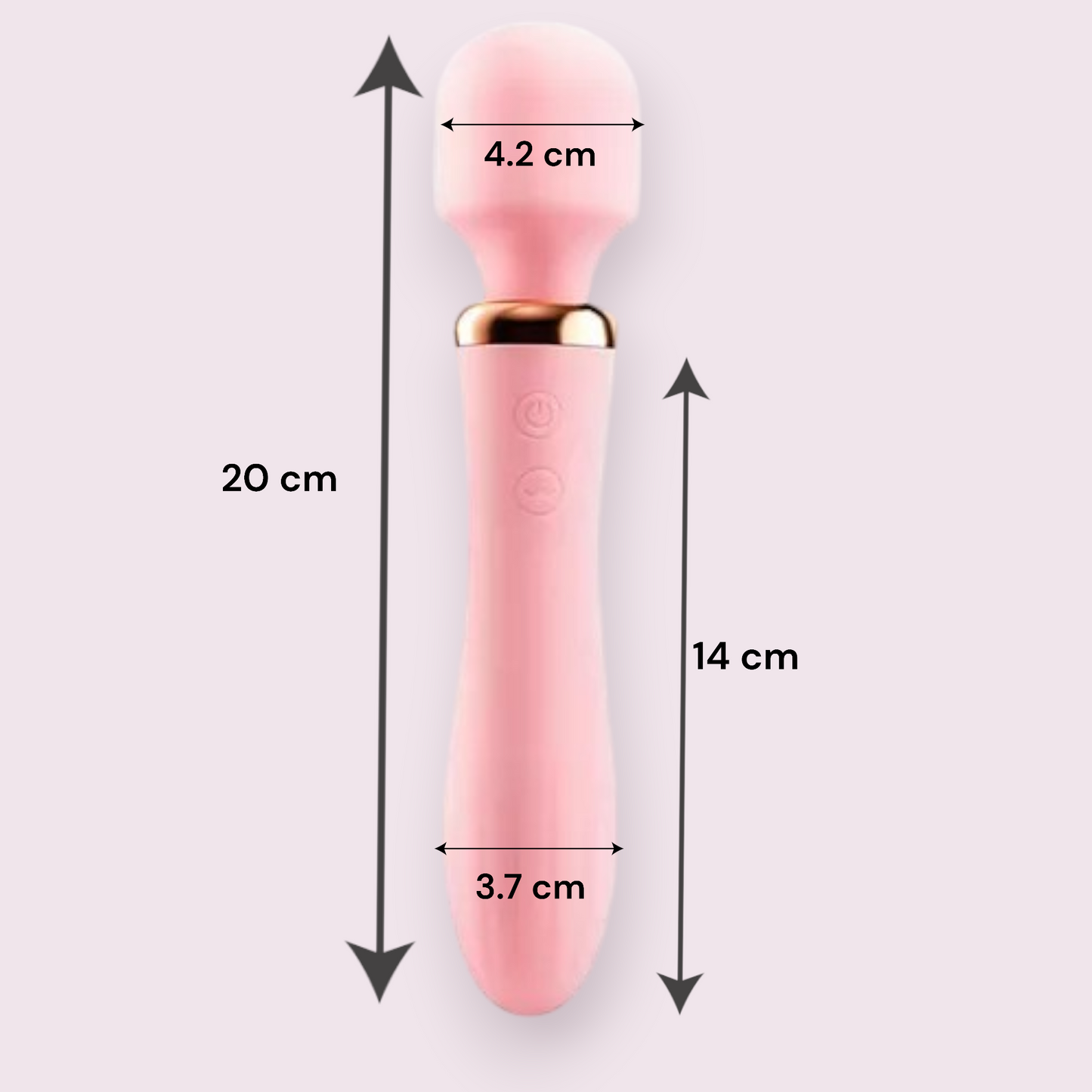 Vibrador Hitachi Doble Con Calefacción Lilo