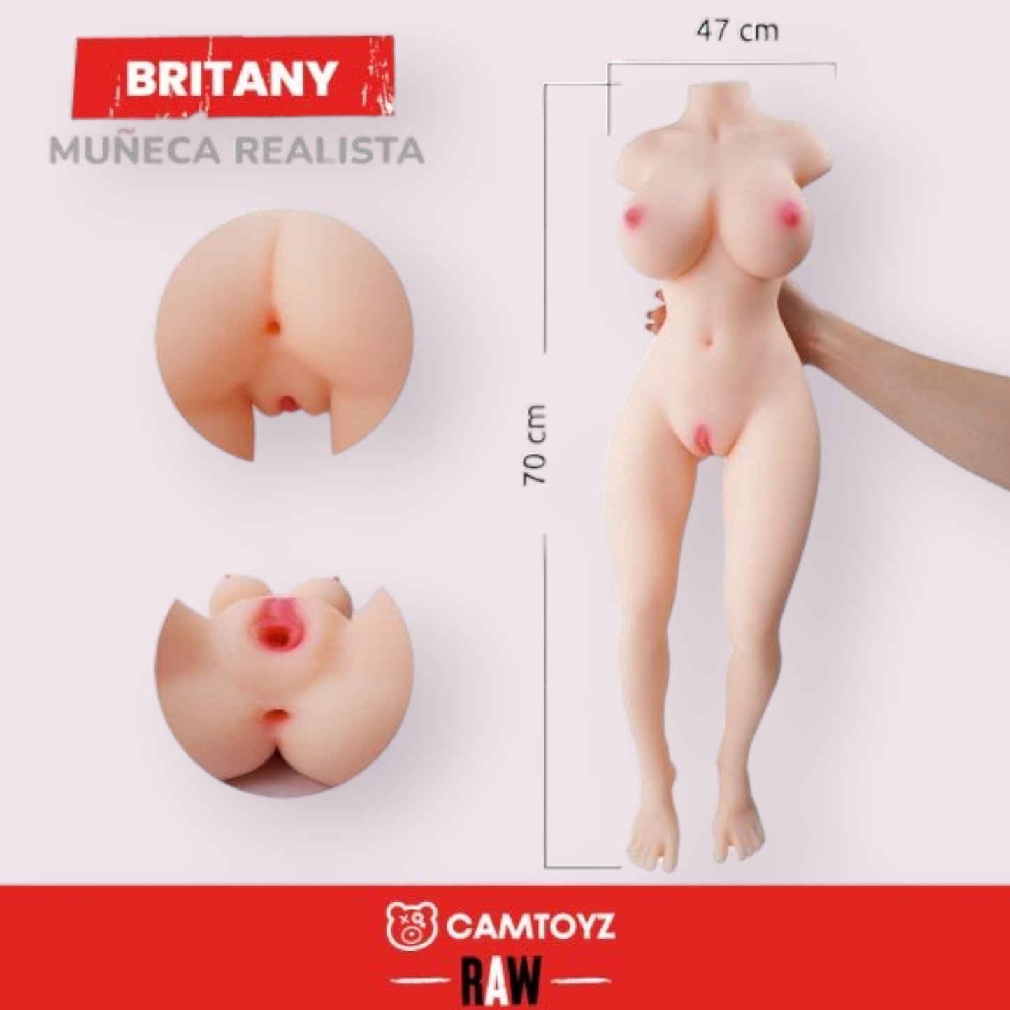 Torso Muñeca Realista Britany