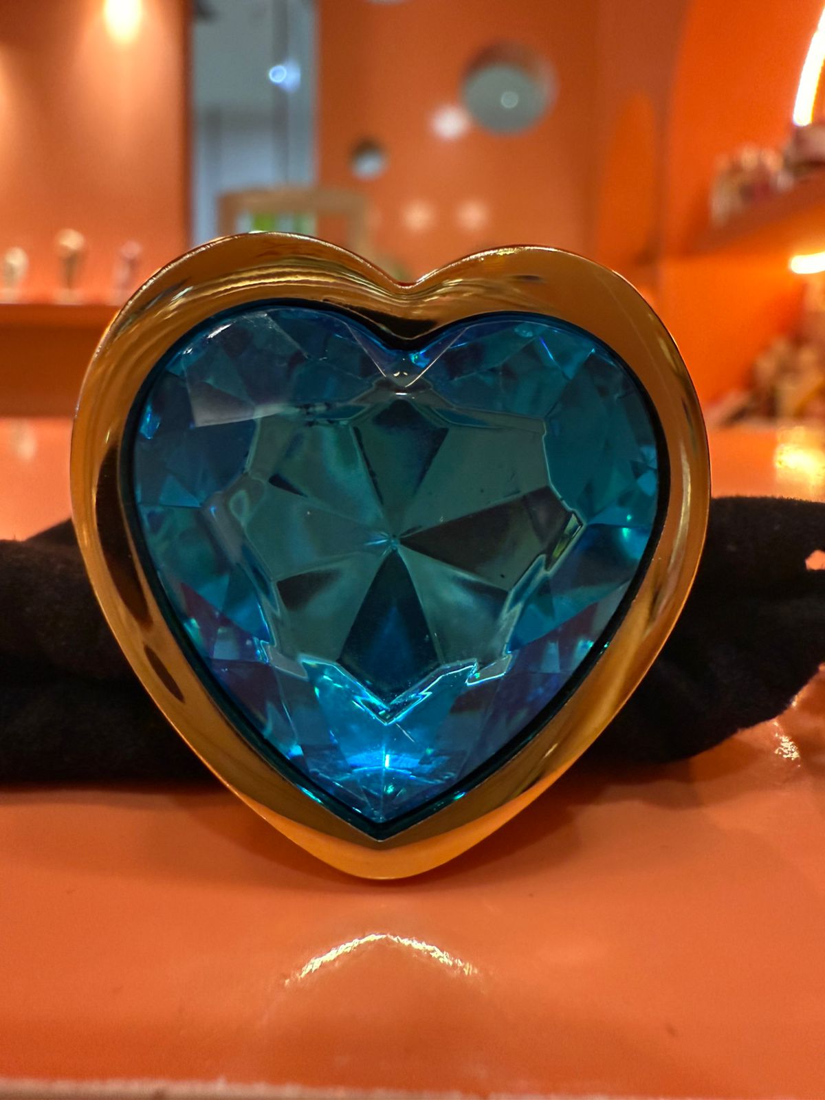 PLug Anal Dorado Corazon