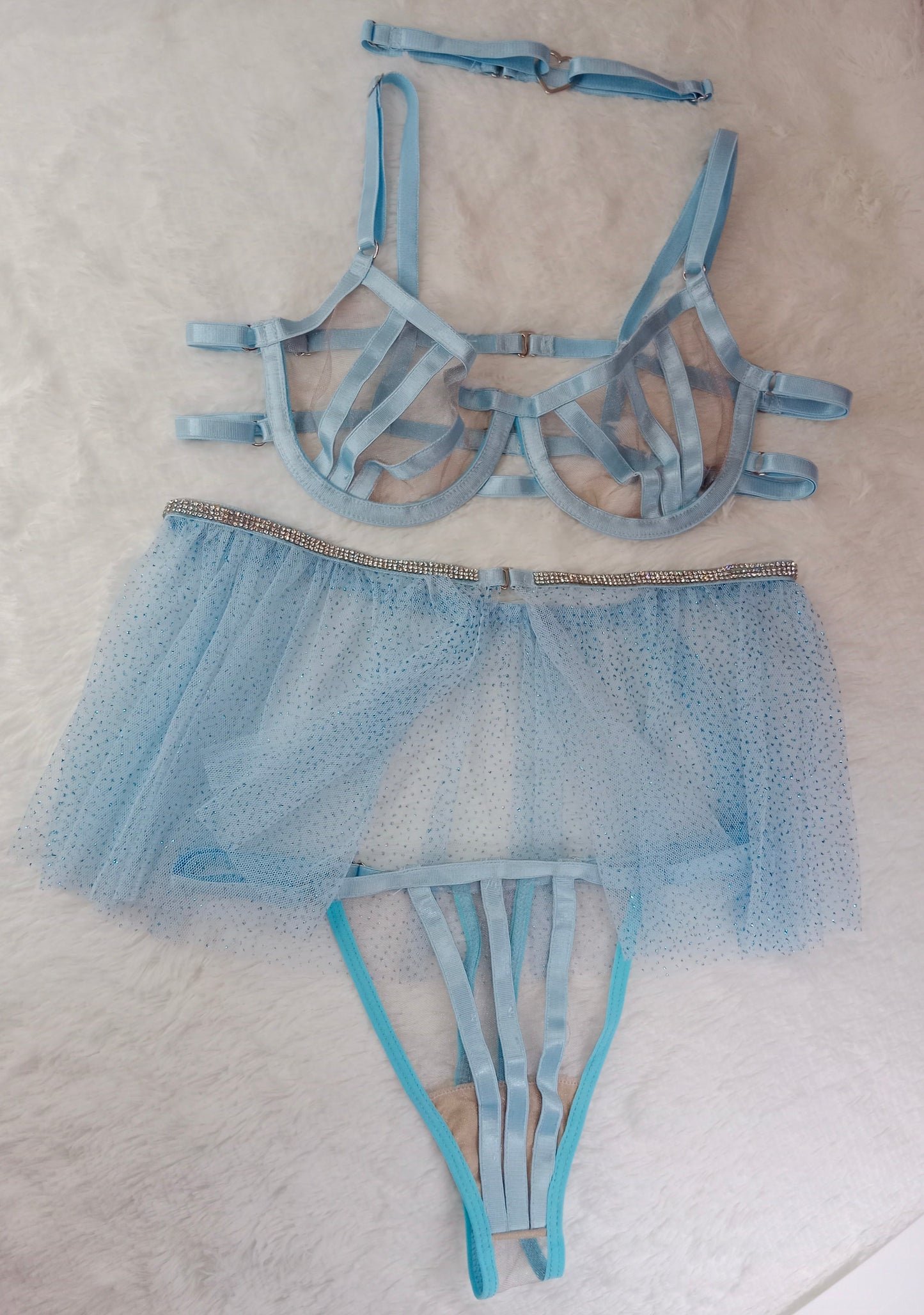 Conjunto Falda Destellos