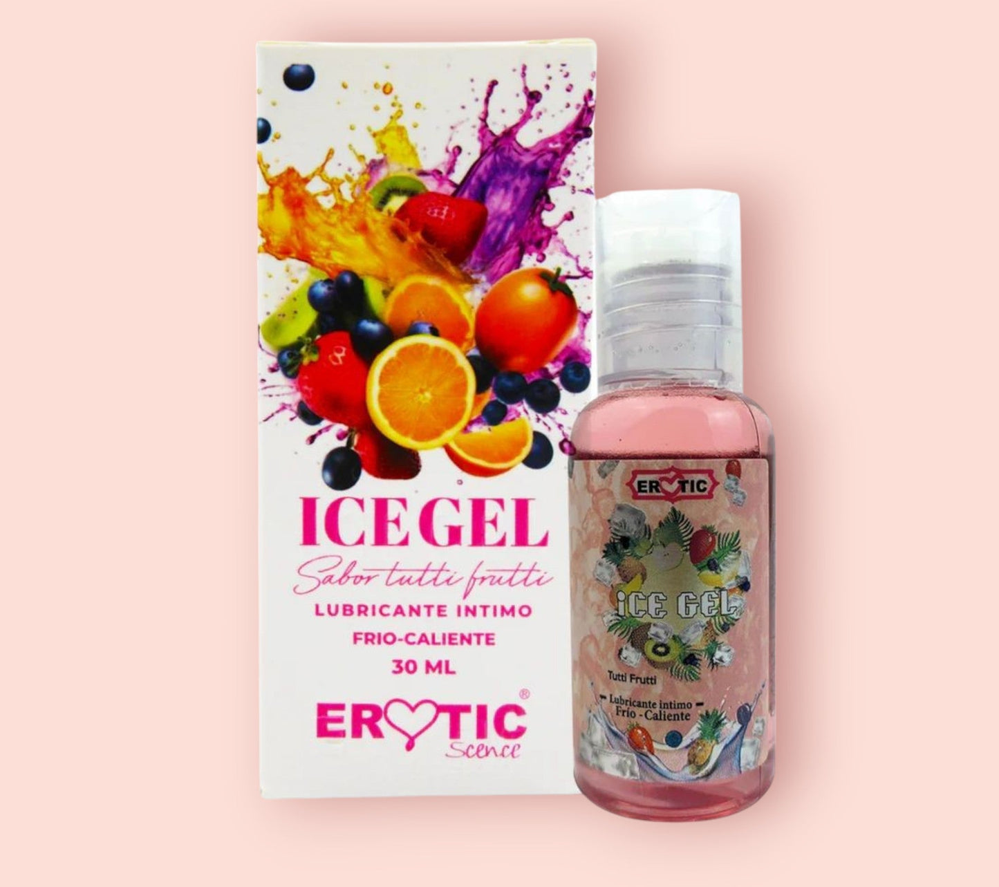 Lubricante Intimo Erotic Caliente/ Frio Tutti Frutti 30 ml