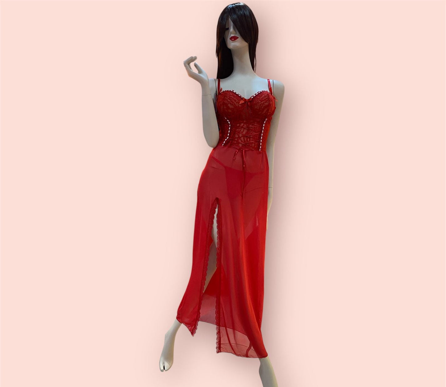 Baby Doll Largo Rojo Ref.B45
