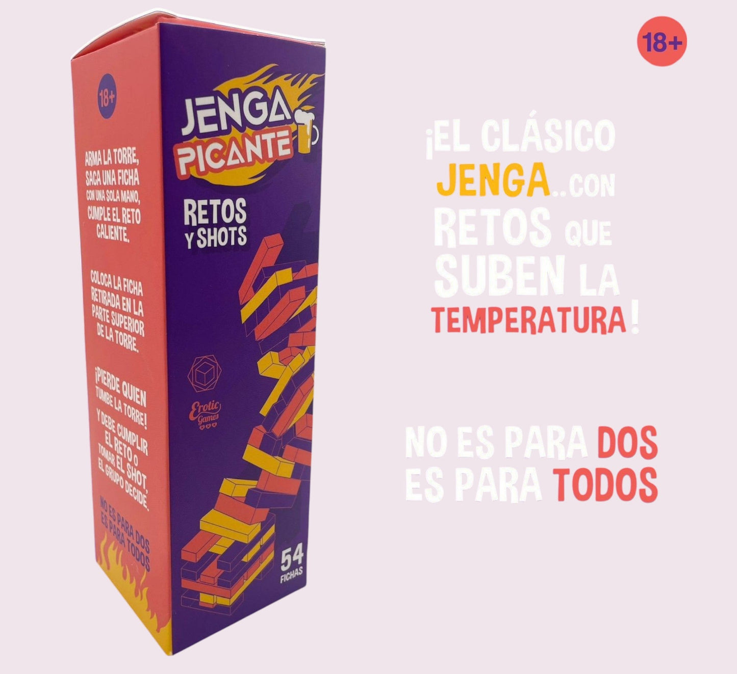 Juego Jenga Sex Grupal