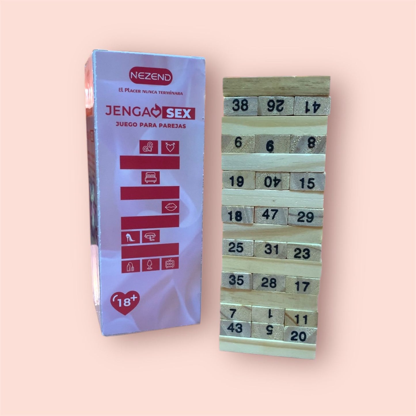 Juego Jenga Sex