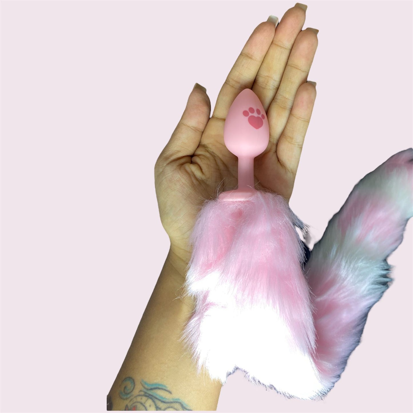 Plug Cola De Zorro Footprint Rosa Talla S