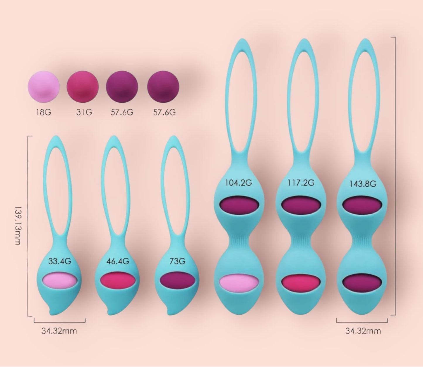 Winyi Bolas De Kegel Stella