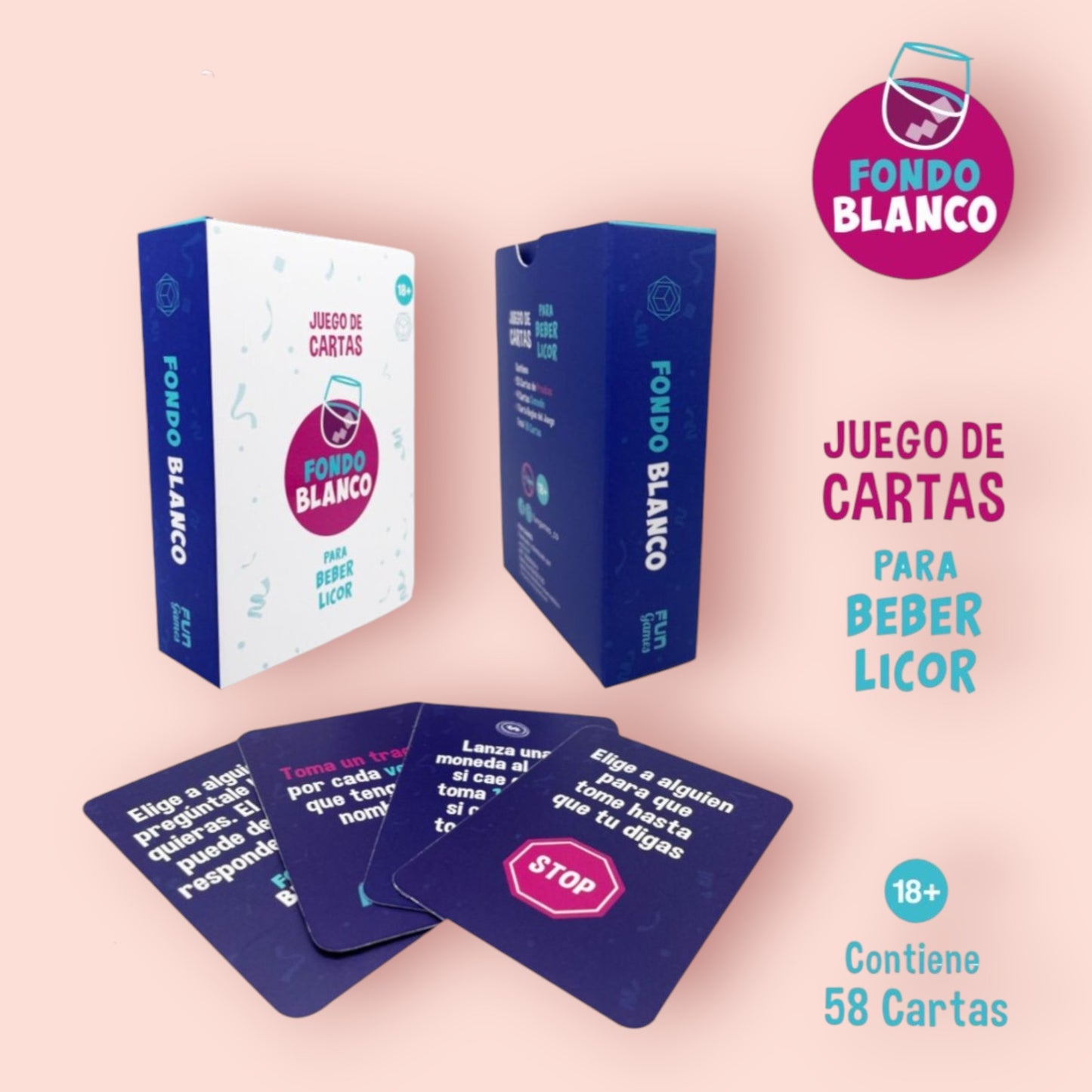 Juego de Cartas Fondo Blanco