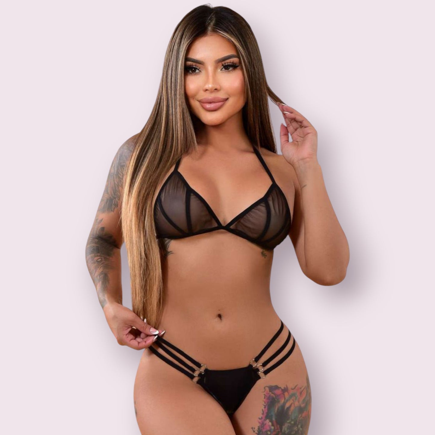 Conjunto Negro Coral