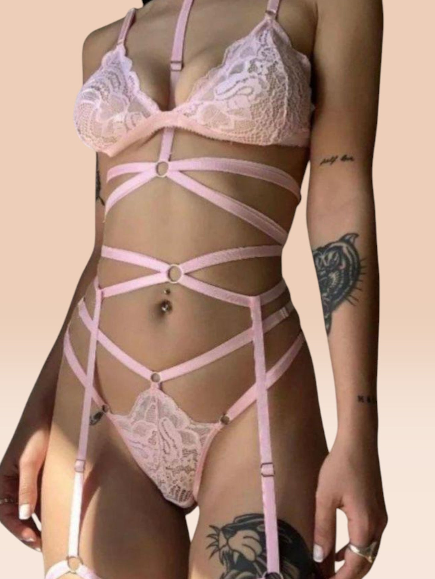 Conjunto Rojo Tentación Ardiente