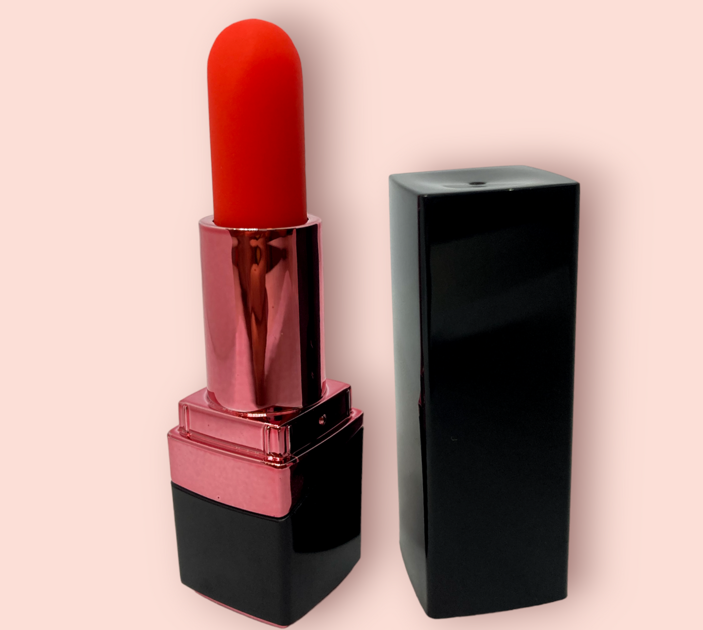 Labial Vibrador Recargable Negro Lilo