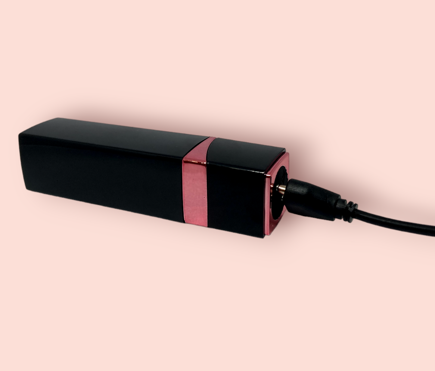 Labial Vibrador Recargable Negro Lilo