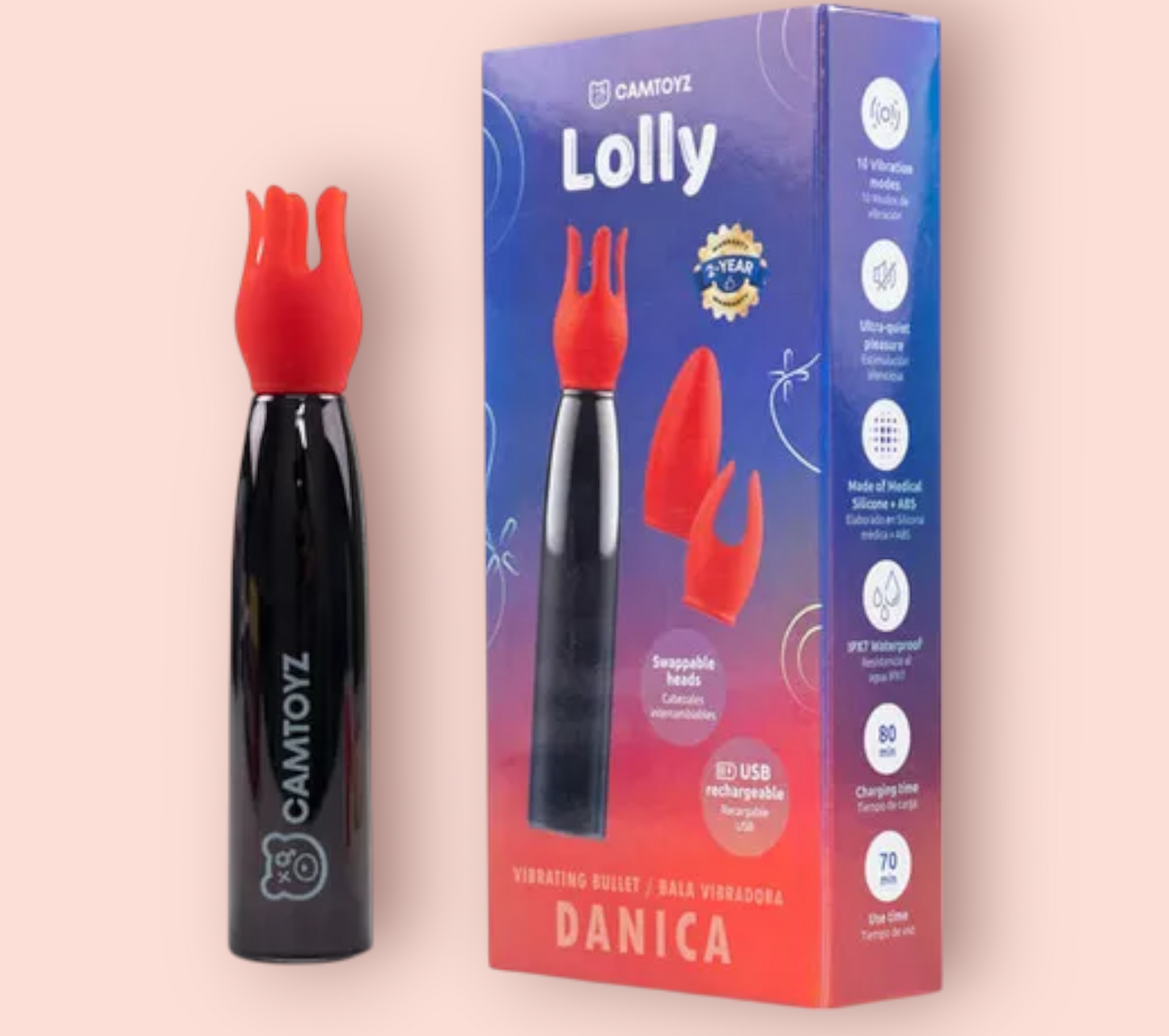 Bala Vibradora Danica Lolly