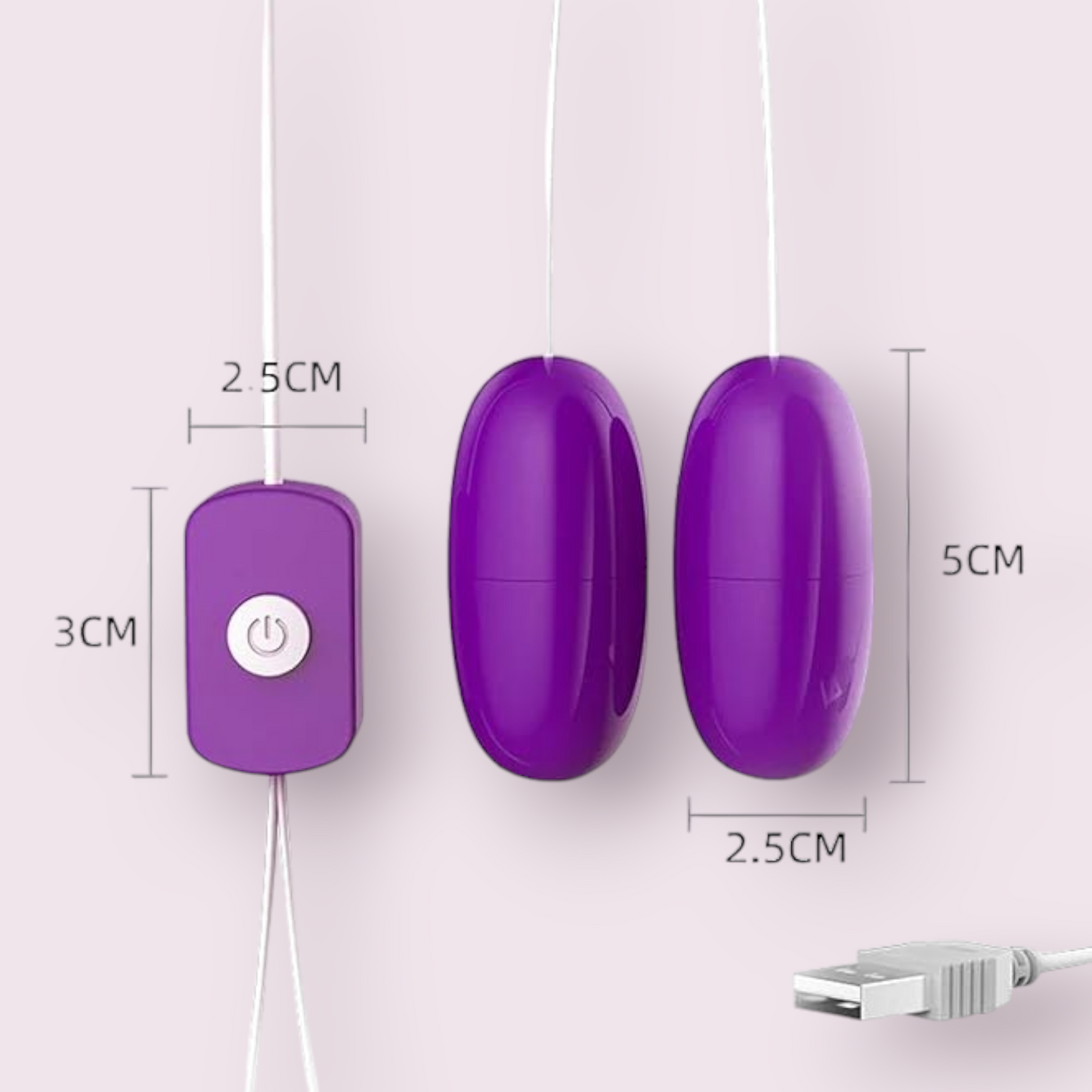 Huevo Vibrador Doble Jump Lilo