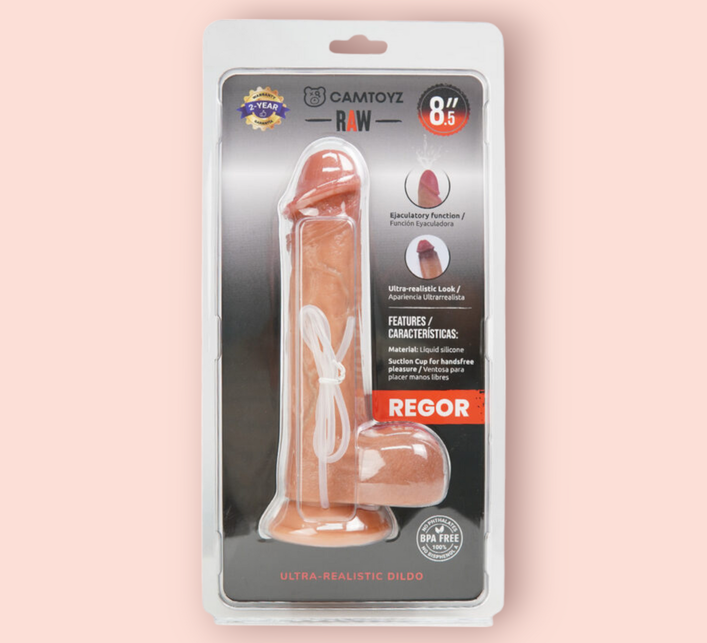 Dildo Ultrarealista Eyaculador Regor