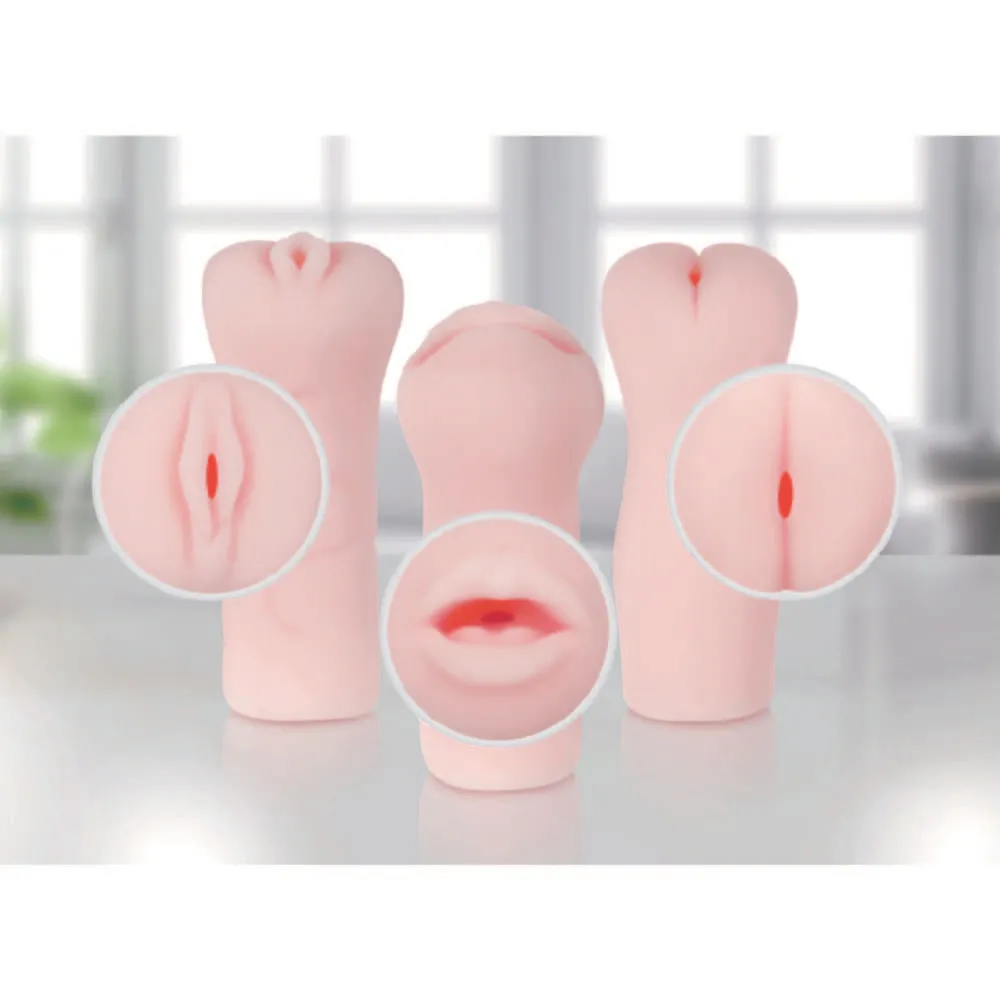 Set de Masturbadores Adam Stroker x3