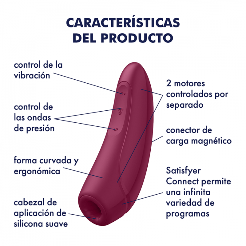 Succionador Satisfyer Curvy 1 con App