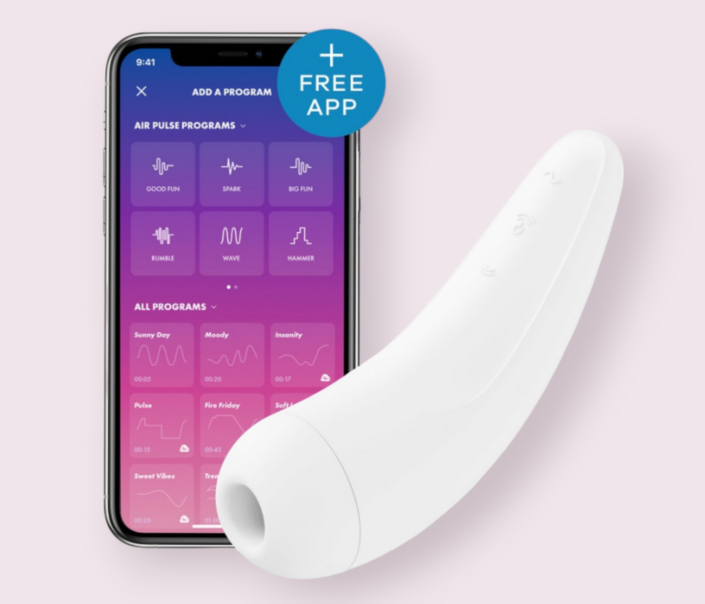 Succionador Satisfyer Curvy 2 con App
