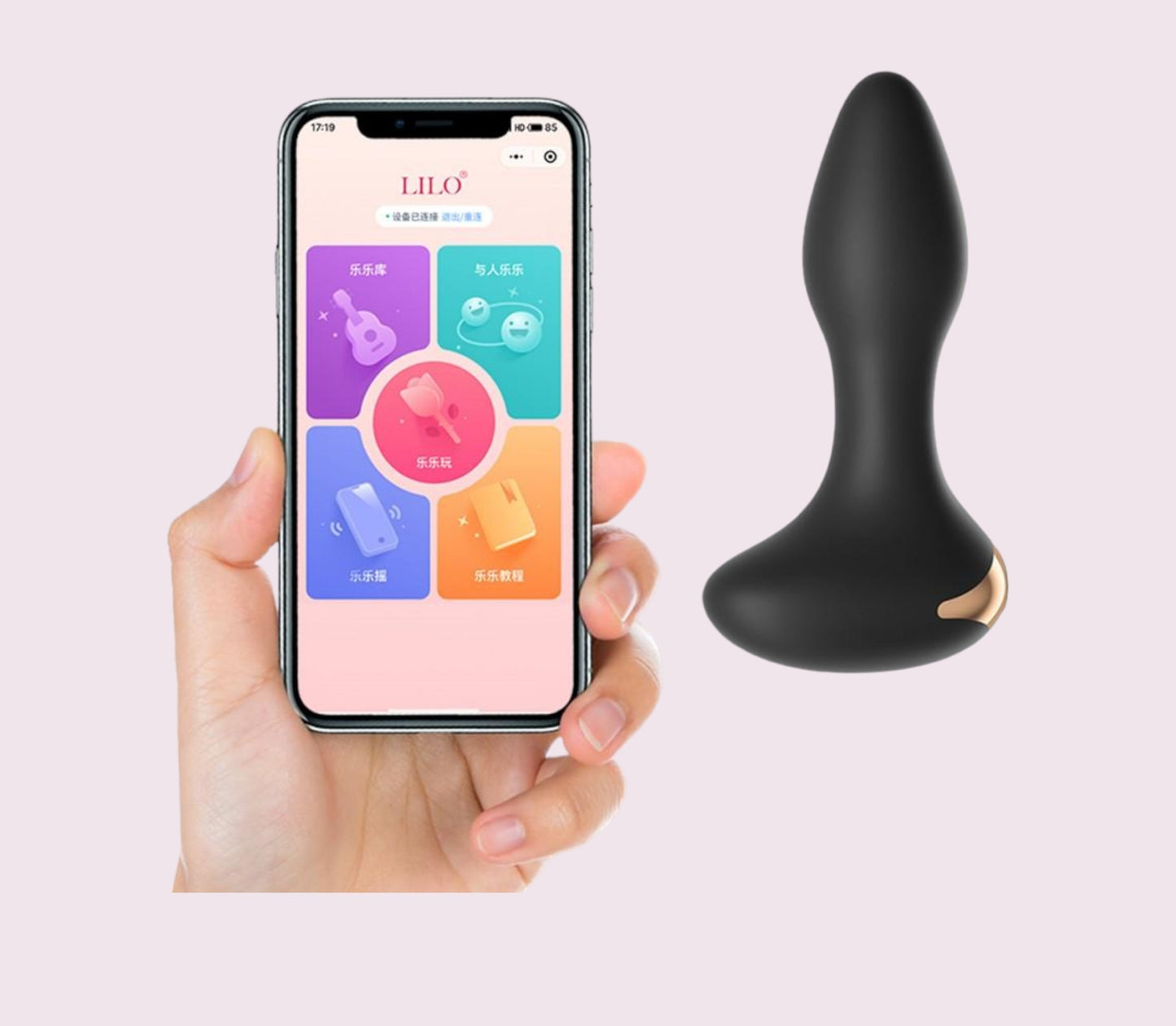 Vibrador Anal Warrior con Lilo