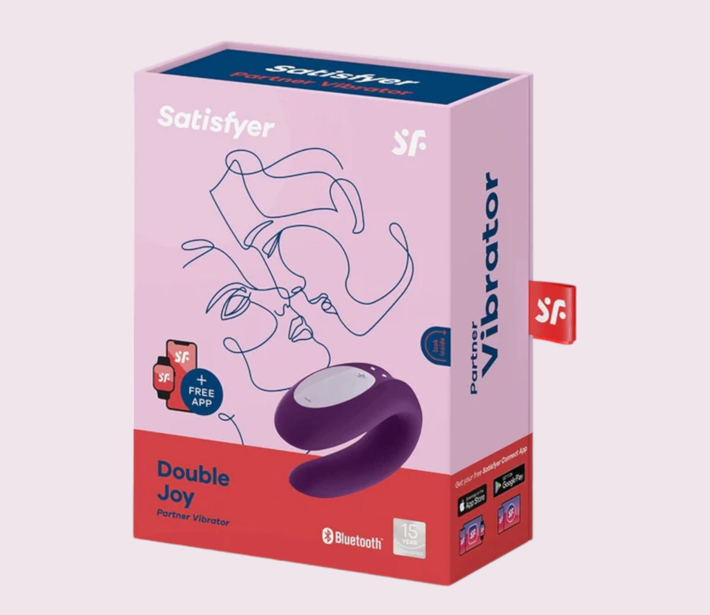 Satisfyer Double Joy Morado