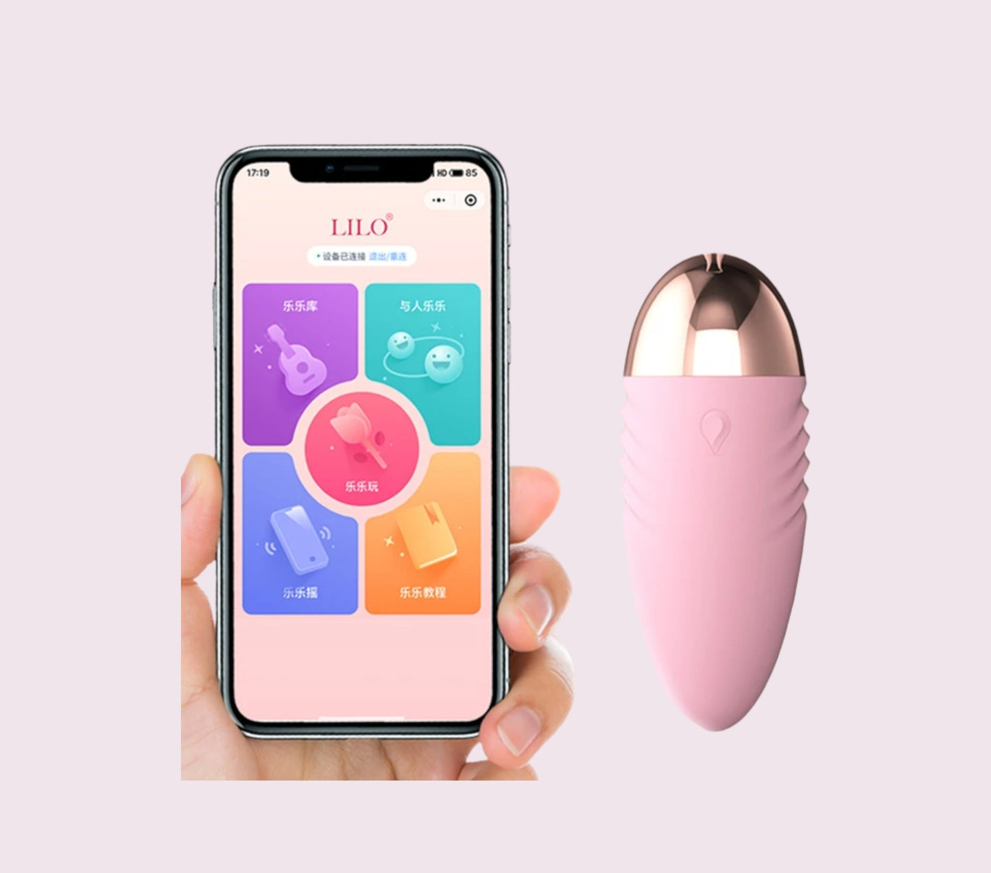 Huevo Vibrador Con Aplicacion Lilo
