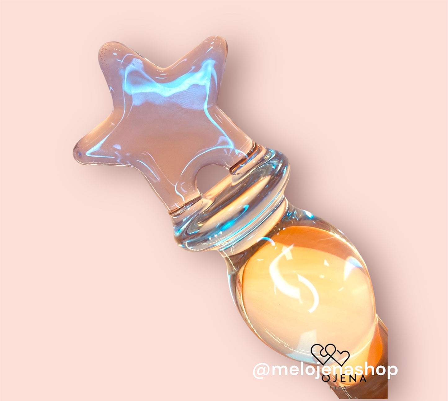 Dildo Vidrio Estrella 20 cm