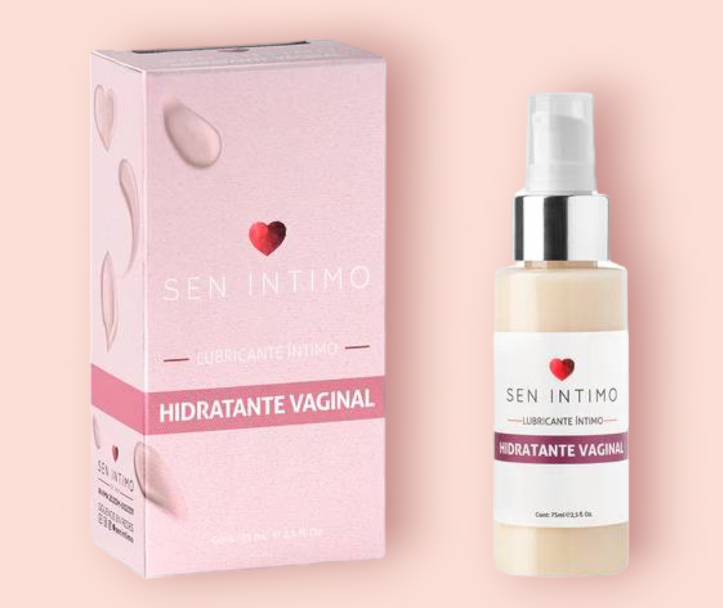 Kit Cuidado Lub. intimo neutro Acido Hialuronico + Hidratante vaginal