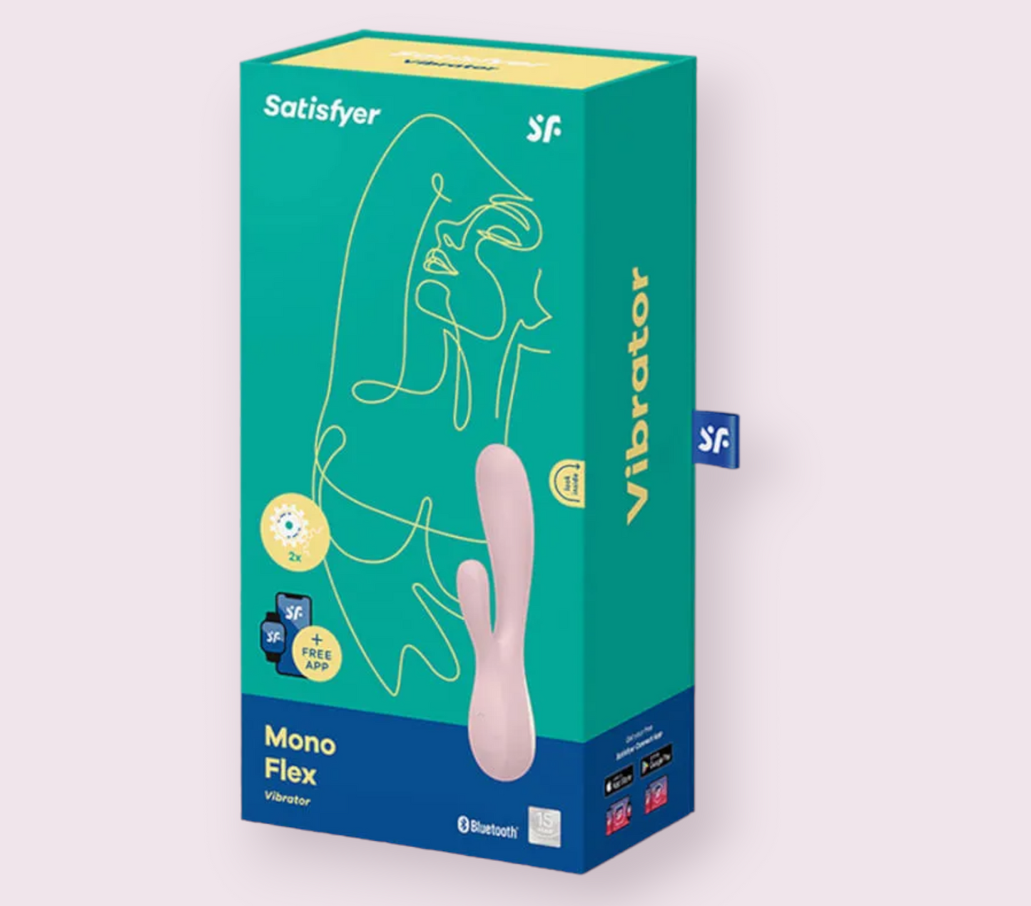 Vibrador Satisfyer Mono Flex Blanco con APP