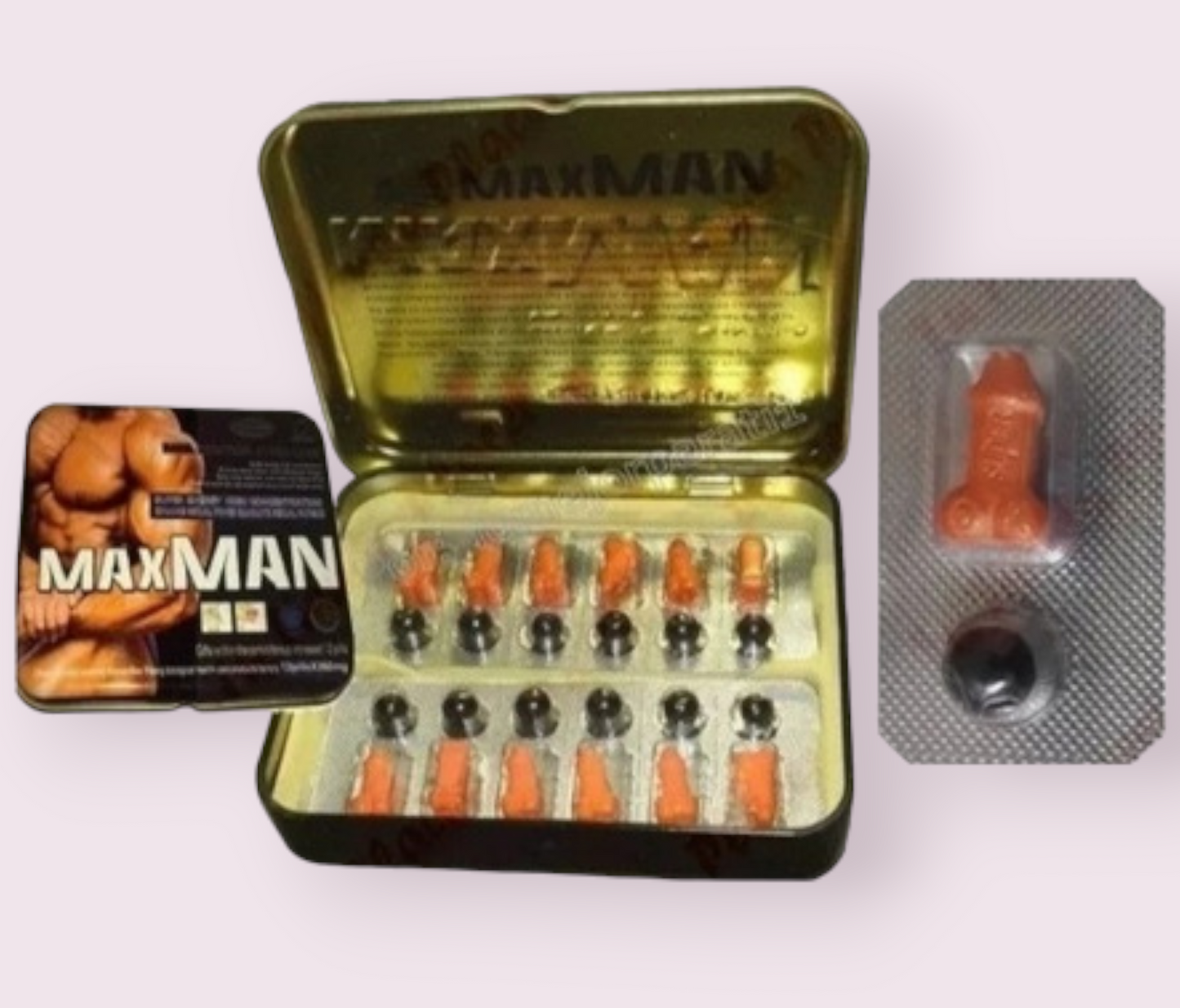 Pastilla Potenciadora Max Man x 12