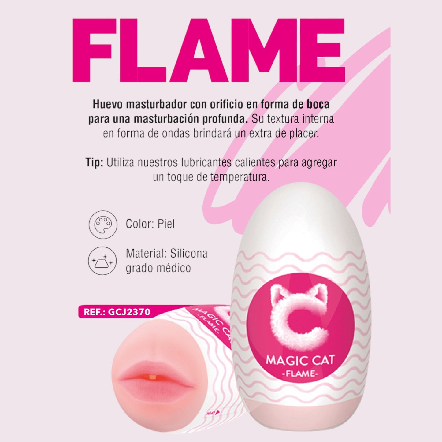 Masturbador Magic Cat Flame