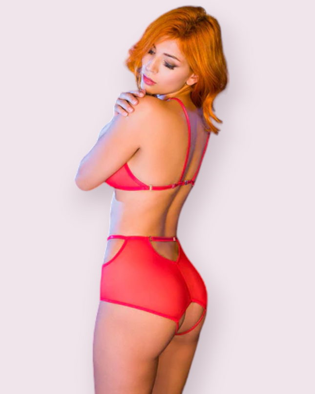 Conjunto Delhi Rojo