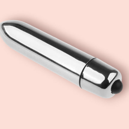 Bala Vibradora Bullet Plateado