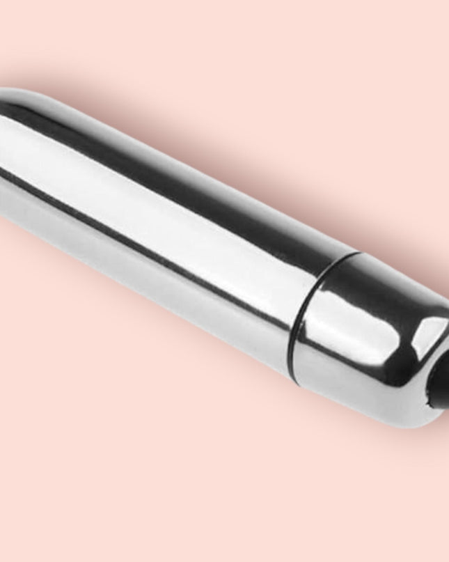 Bala Vibradora Bullet Plateado