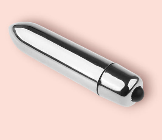 Bala Vibradora Bullet Plateado