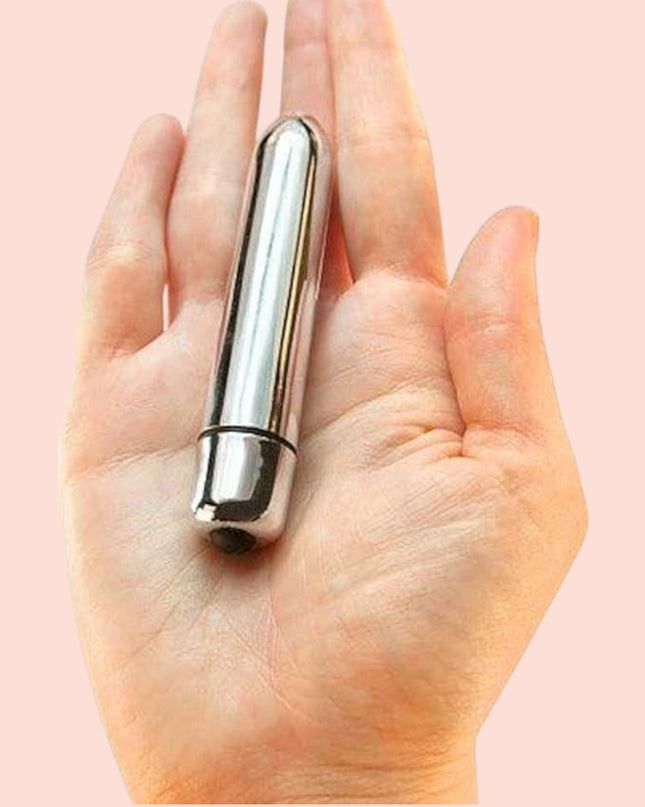 Bala Vibradora Bullet Plateado