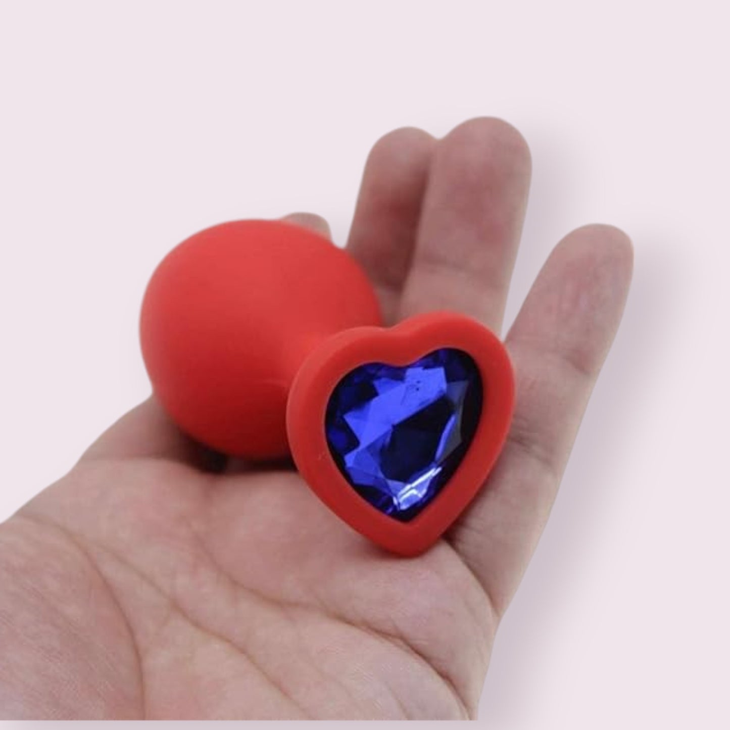 Plug Anal Corazón Silicona Talla M