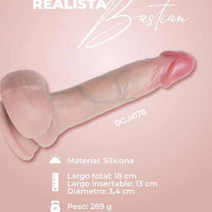 Dildo Realista Bastian
