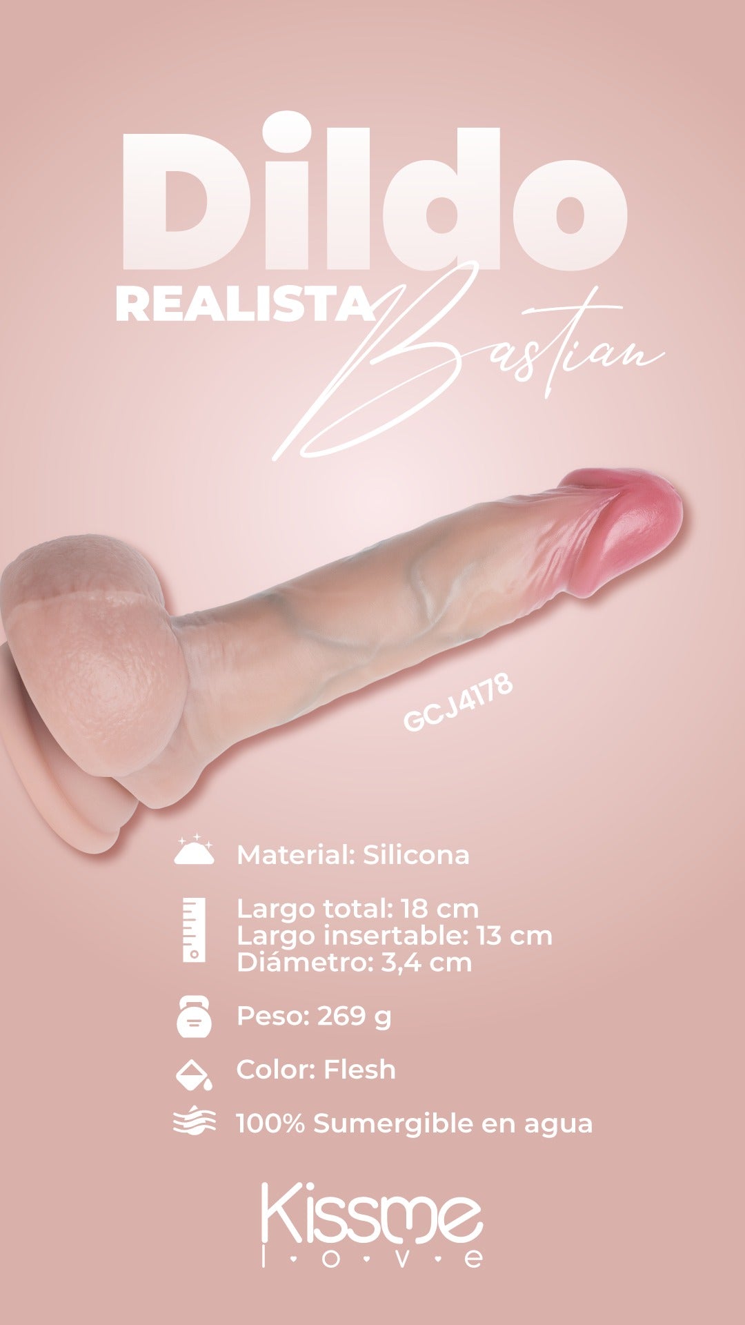 Dildo Realista Bastian