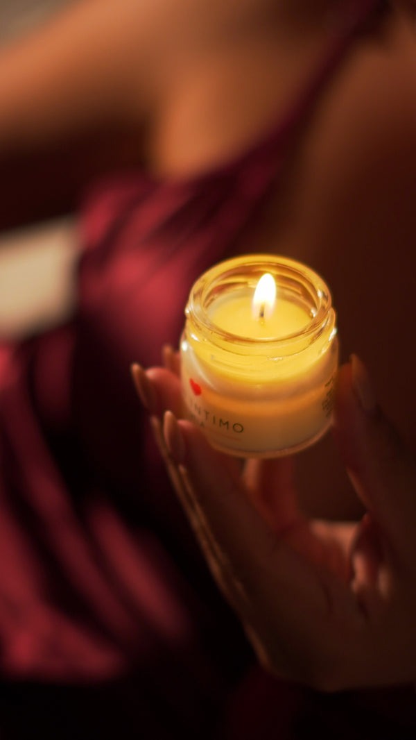 Vela Sensual para Masajes con Feromonas