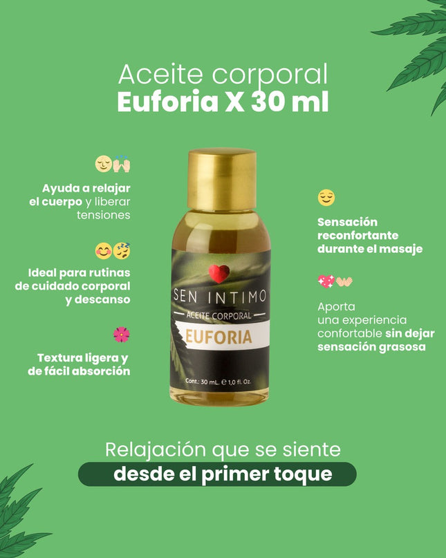 Aceite Euforia X 30 Ml Sen Intimo