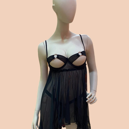 Baby Doll Negro Piercing BE1136-BKO