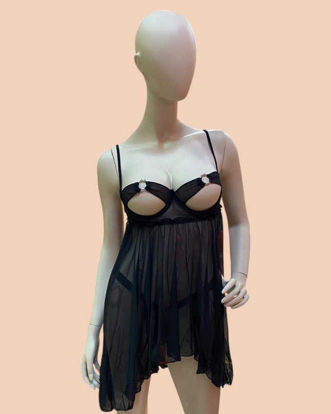 Baby Doll Negro Piercing BE1136-BKO
