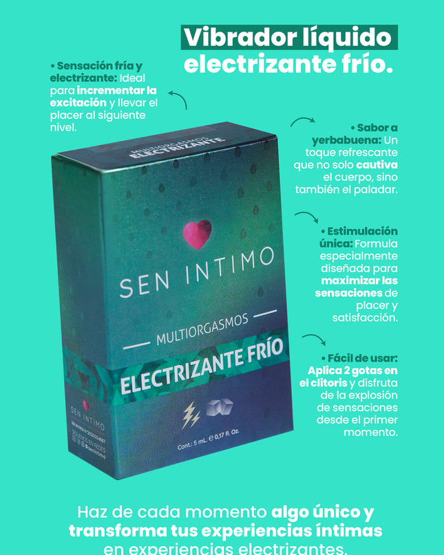 Multiorgasmos Electrizante Frío X 5 ml