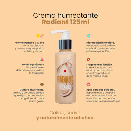 Crema Humectante Radiant con Attract 125ml – Sen Íntimo