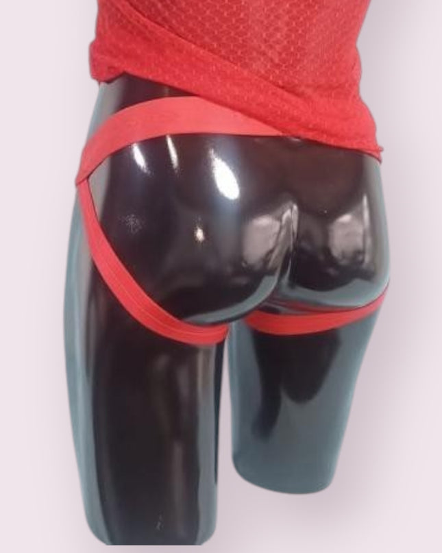 Suspensorio Cedrus Charol Rojo Talla M