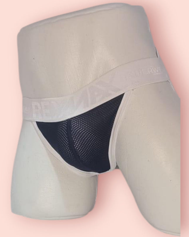 Suspensorio Cedrus Blanco/Azul Talla L