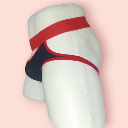 Suspensorio Cedrus Rojo/Negro Talla M