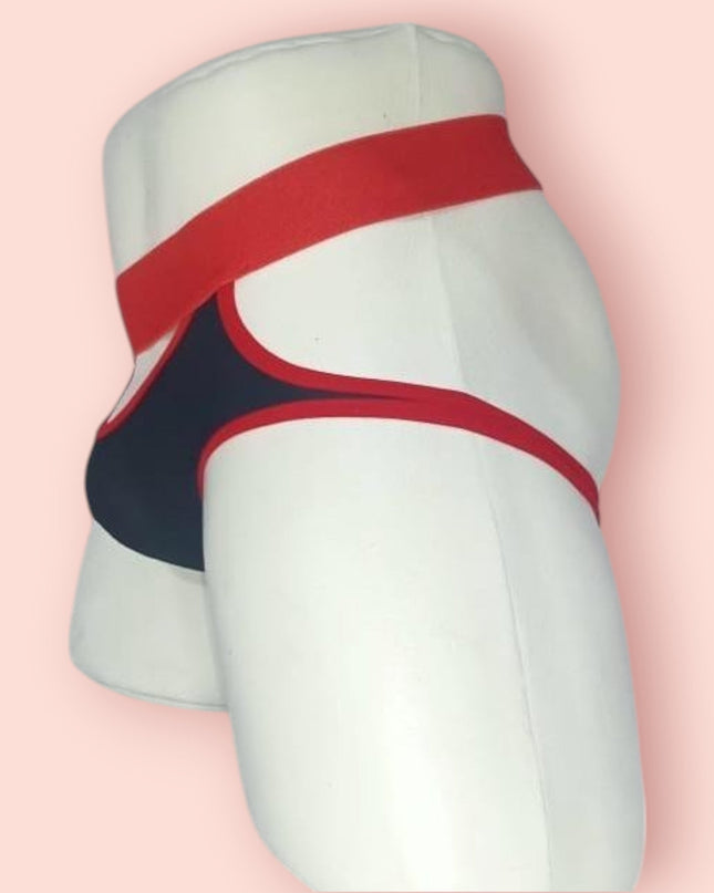 Suspensorio Cedrus Rojo/Negro Talla M
